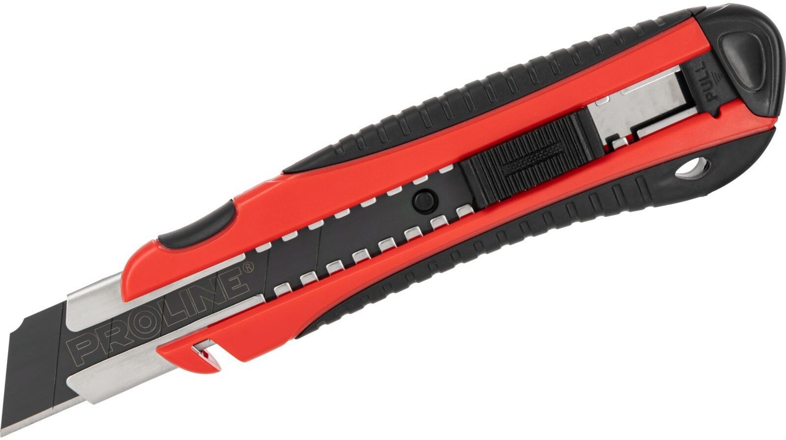 NOŻYK,OSTRZE ŁAMANE 25MM,SK2 CZARNE,(1+2SZT),PROLINE