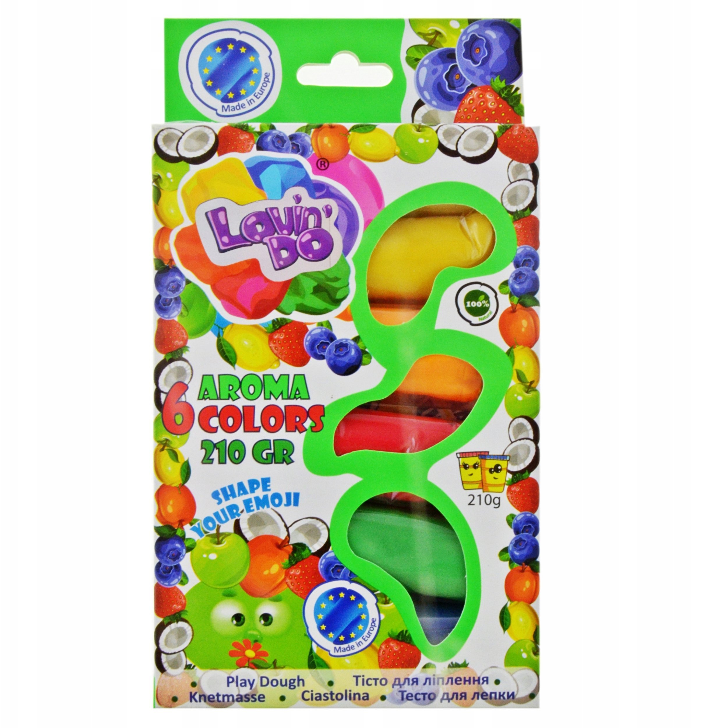 6 COLORS AROMA PLAY DOUGH SET