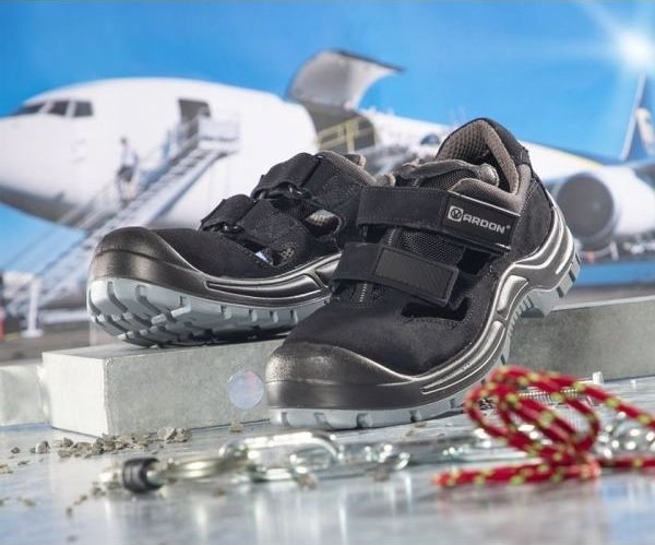 Ardon GEARSAN S1 SRC G3170 - zamszowe sandały ochronne ze stalowym podnoskiem 38