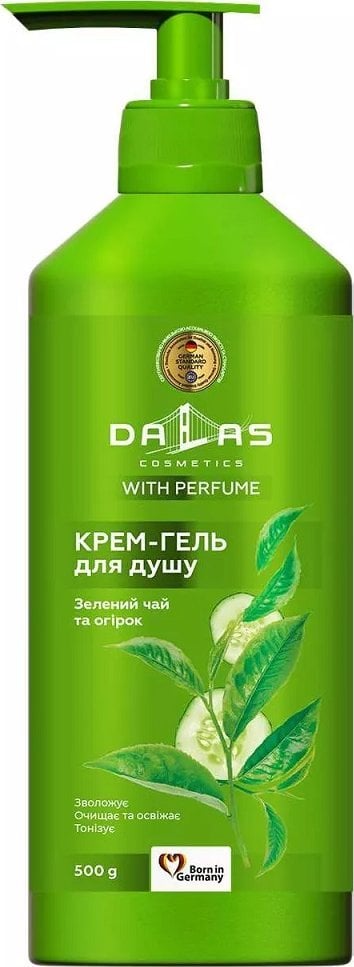 DALAS_Żel pod prysznic Zielona Herbata i Ogórek 500ml