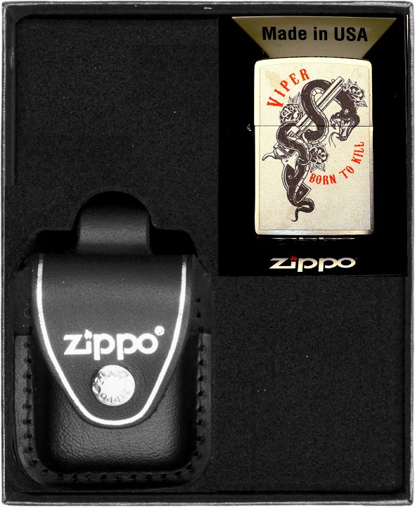 Zestaw ZIPPO Zapalniczka VIPER REVOLVER Prezentowy No3