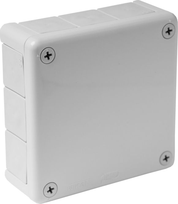 ViPlast 051-03 puszka n/t popiel bez zacisków z dławnicami bezgwintowymi 12-wlotowa wym/zew 118x118x46 mm IP55 ViPlast 7502