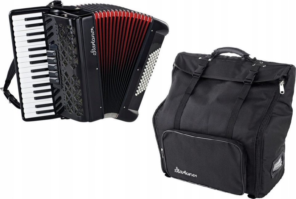 Startone Akordeon Klawiszowy MKII 34 Klawisze 72 Basy Włoska Produkcja Nowy