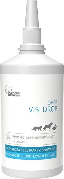 Over Visi Drop Płyn do przemywania oczu i powiek dla psów, kotów i królików 130 ml