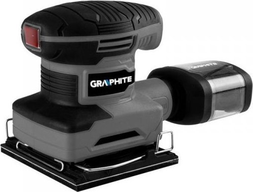 Szlifierka Graphite Szlifierka oscylacyjna 240W, stopa 110 x 100 mm 59G322