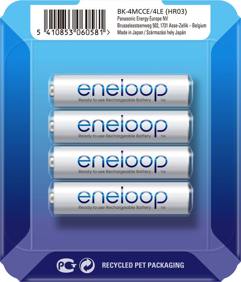 Panasonic Akumulator Eneloop AAA / R03 750mAh 4 szt.
