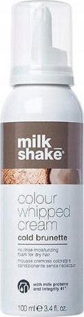 Milk Shake Milk Shake, Colour Whipped Cream, Organic Fruit Extracts, Hair Colour Leave-In Mousse, Cold Brunette, 100 ml For Women