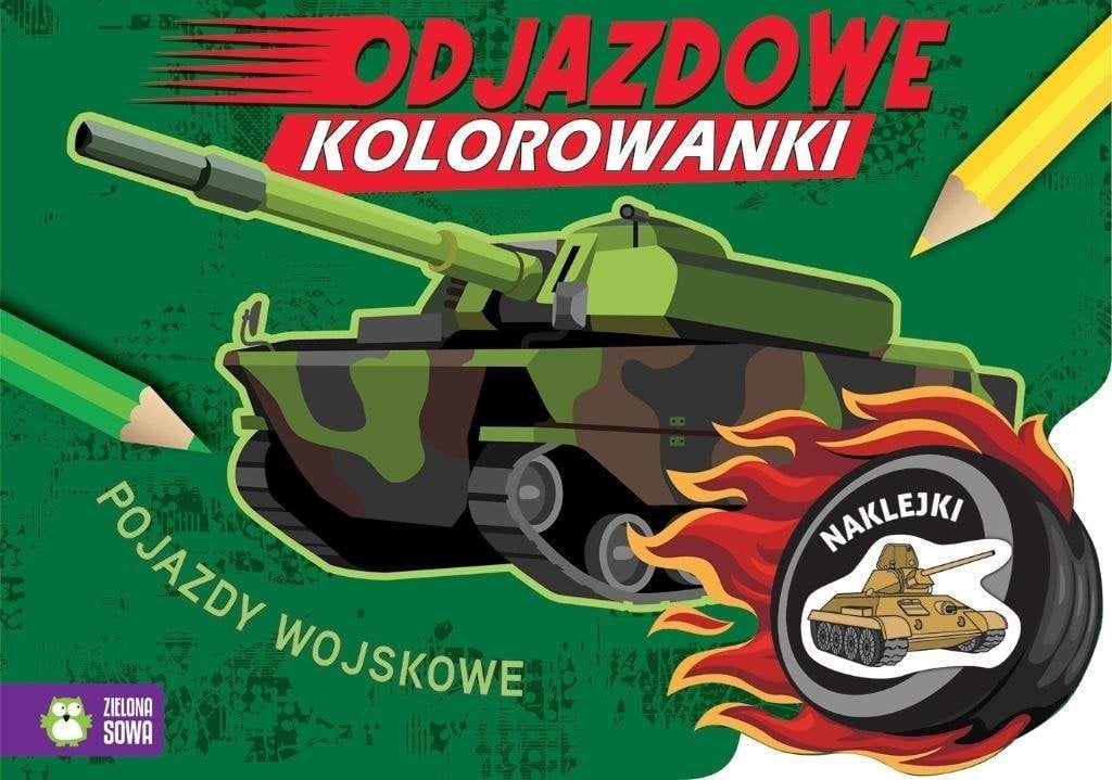 Odjazd.kolorow.z wykr. Pojazdy wojskowe 98597