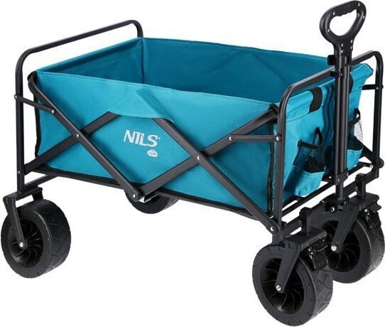 Nils Extreme Wózek turystyczny transportowy plażowy do 100kg niebieski Nils camp NC1607 100l