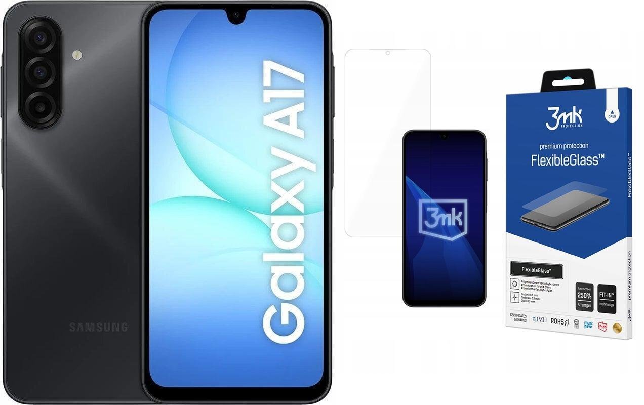 Smartfon Samsung Galaxy A17 4/128GB Czarny (SM-A175FZKBEUB) + FlexibleGlass