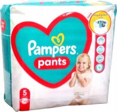 Pampers Pieluchomajtki Pants 5, 12-17 kg, 28 szt.
