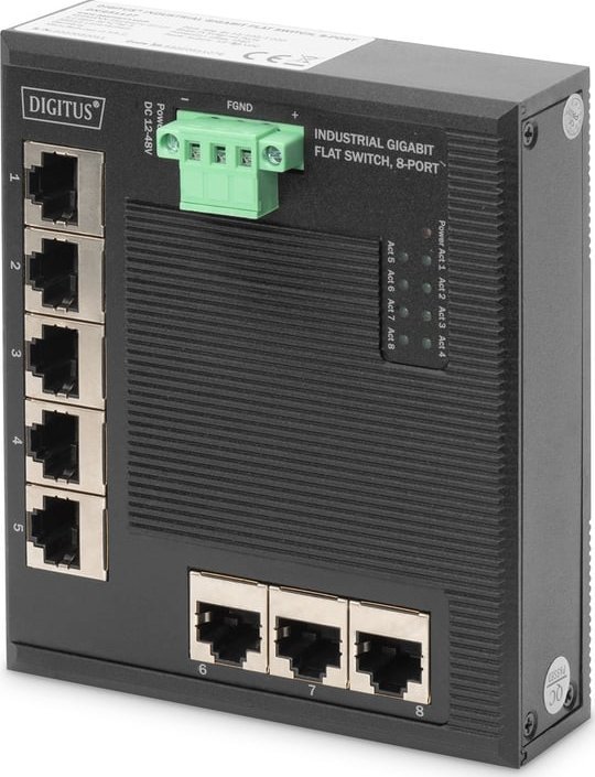 Switch Digitus Switch Digitus industrial 8-port Gbt
