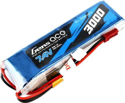 Gens Ace 3000mAh 7.4V 1C Gens Ace