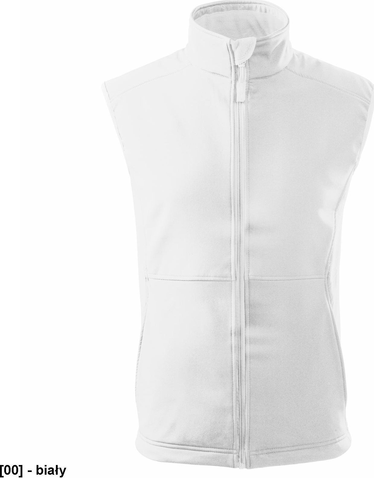 MALFINI Vision 517 - ADLER - Softshell kamizelka męska, 280 g/m, 6% elastan, 94% poliester, - biały 3XL