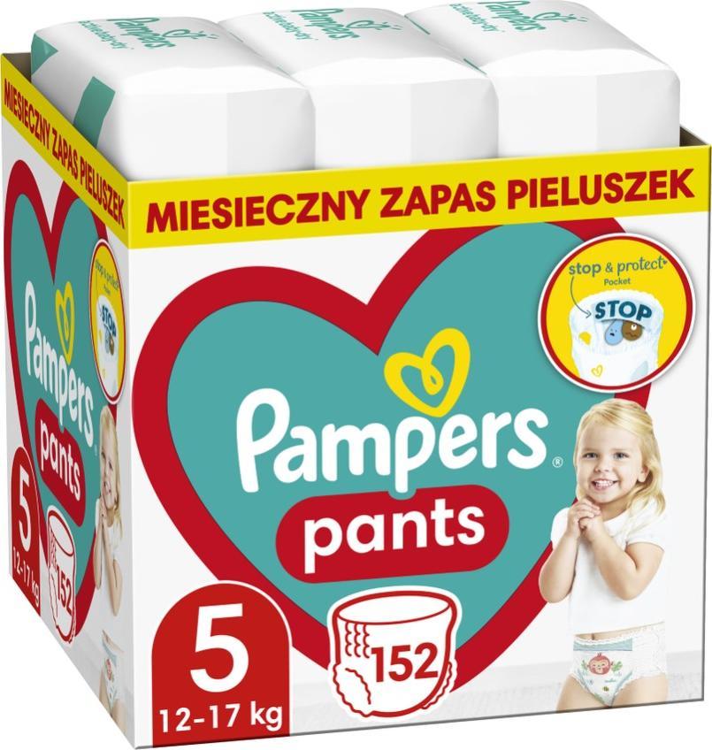 Pampers Pieluchomajtki Pants 5, 12-17 kg, 152 szt.