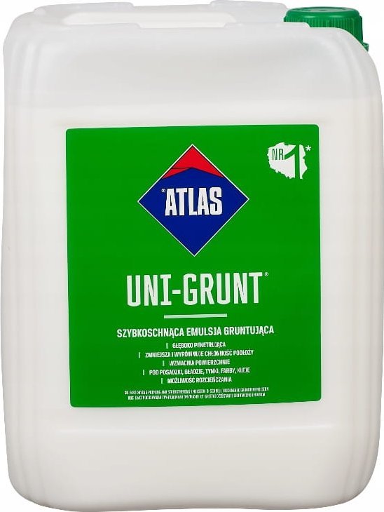 ATLAS Atlas Szybkoschnąca emulsja gruntująca Uni-Grunt 10 L