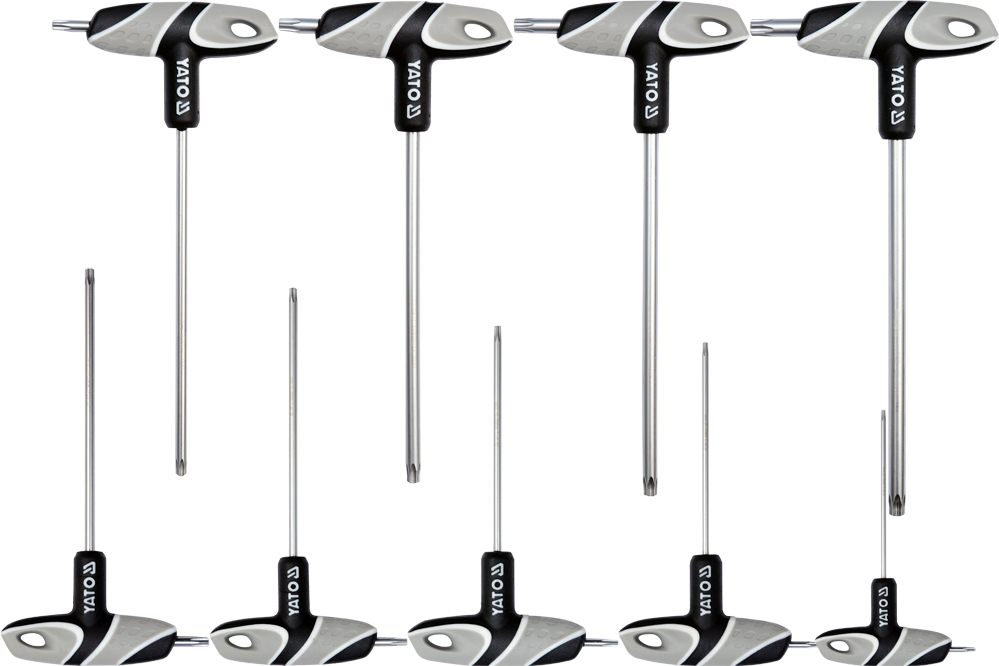 Yato Zestaw kluczy trzpieniowych torx typ T T10-T50 9szt. (YT-05615)