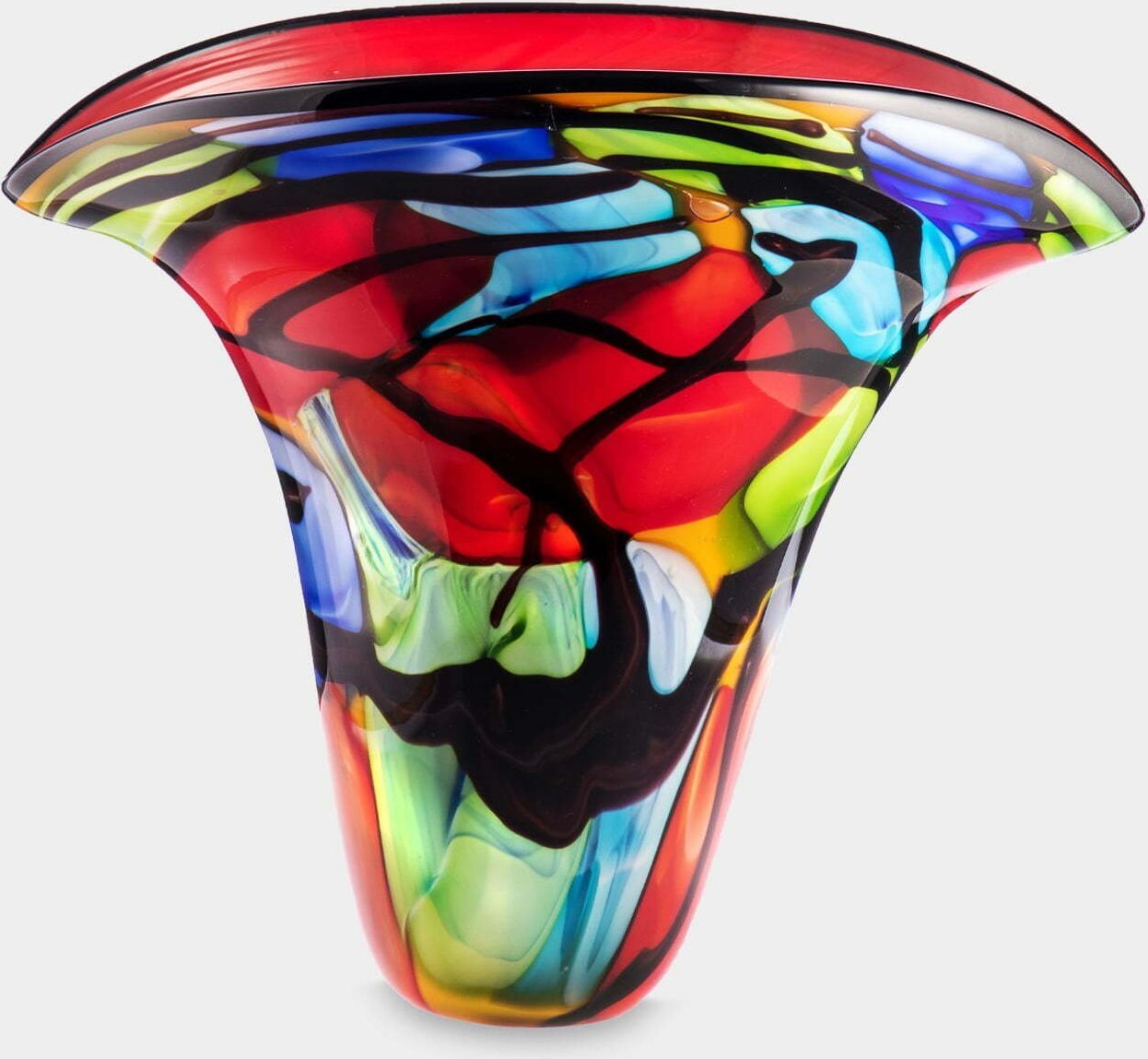 rzezbyzbrazu Wazon Szklany w Stylu Murano Dzwon