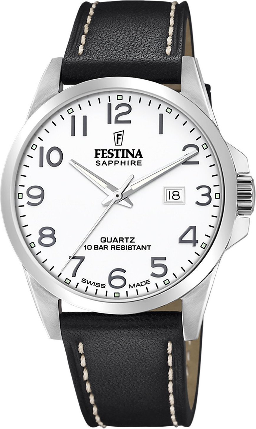 Zegarek Festina Zegarek męski Festina F20025-1 brązowy