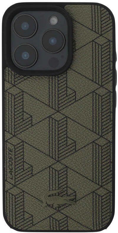 Lacoste LCHMP16LPBSB iPhone 16 Pro 6.3" zielony/khaki hardcase Blend Monogram MagSafe