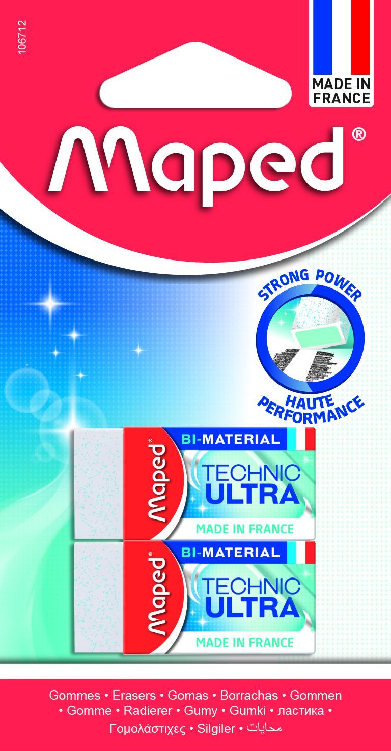 Maped GUMKA MAPED MINI TECHNIC ULTRA 2 SZTUKI BLISTER