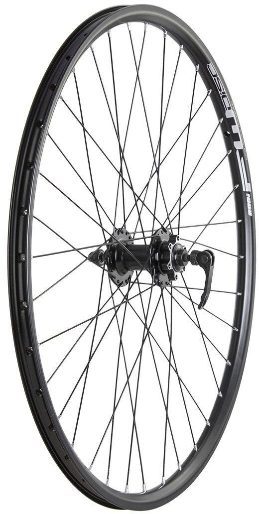 XMX Koło przód 26" piasta hamulec tarczowy, łożyska maszynowe, obręcz Rodi FW DISC czarna, szprychy czarne Uniwersalny