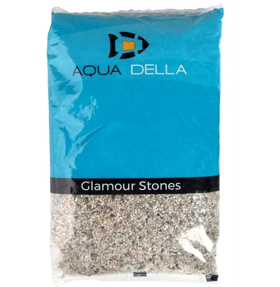 AQUA DELLA Gravel Light Fine, żwirek do akwarium, jasny, drobny, 1-3 mm, 10 kg