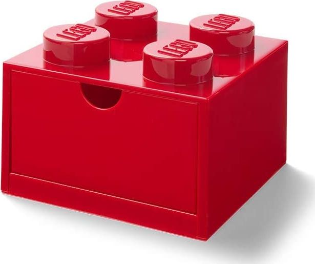 LEGO Lego Desk Drawer 4 czerwony