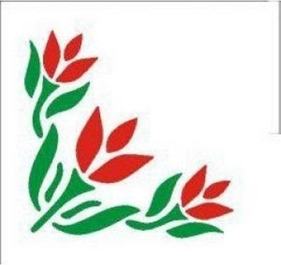 Szablon zmywalny narożny 12x15cm