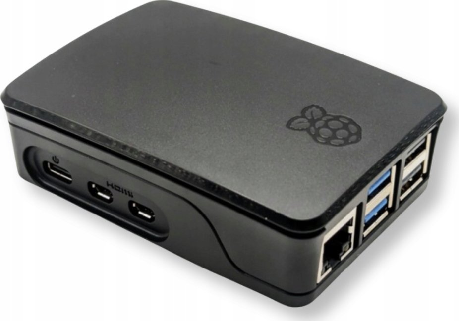 Raspberry Pi Raspberry Gehäuse Original für 5B Schwarz/Grau