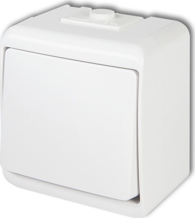 Karlik Łącznik hermetyczny jednobiegunowy JUNIOR biały (WHE-1)