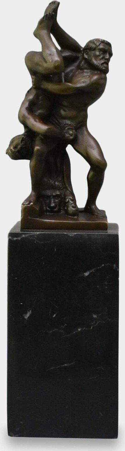 rzezbyzbrazu Wojownicy Pankration Rzeźba z Brązu