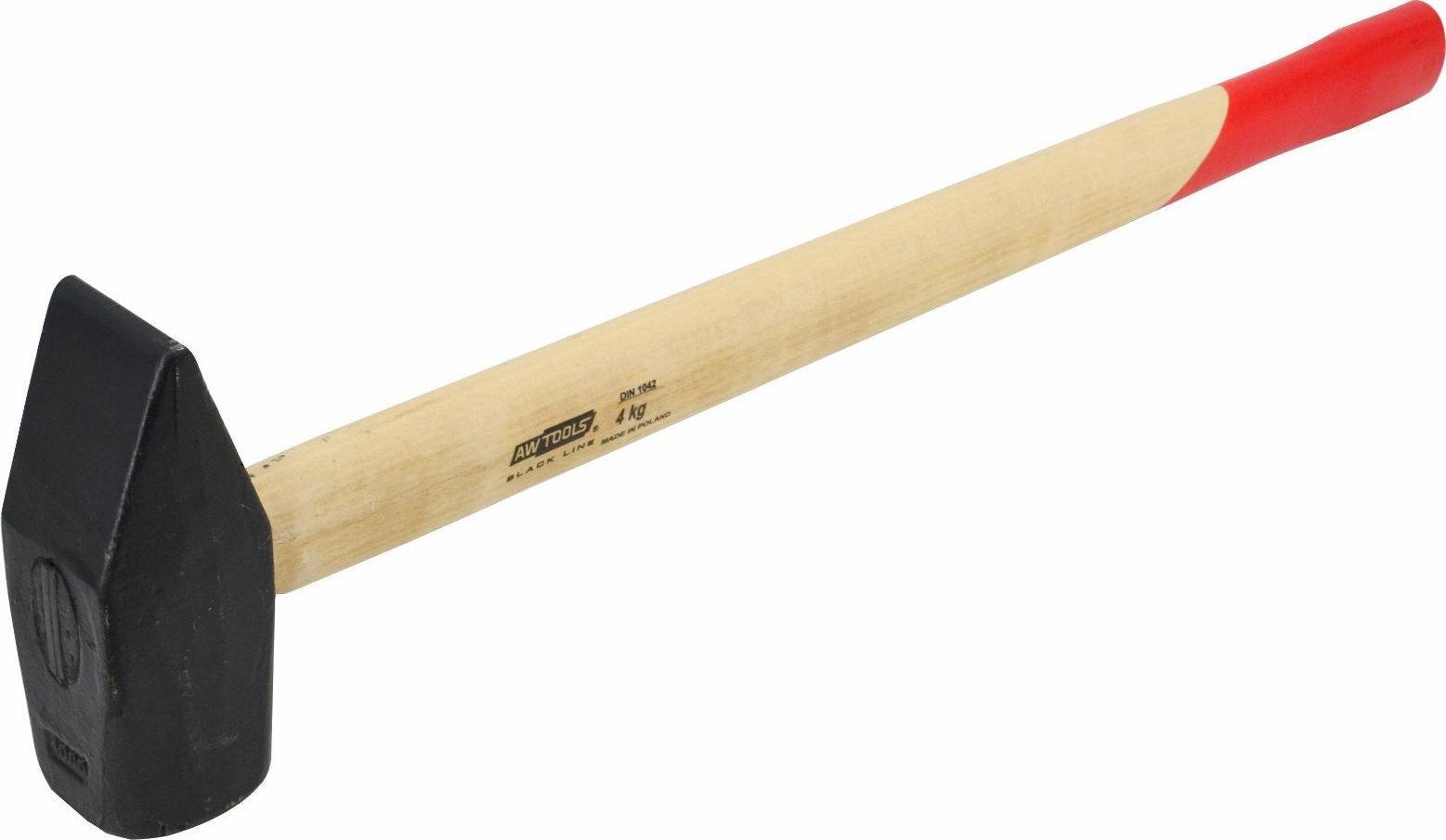 AWTools AWTOOLS MŁOTEK KOWALSKI 4,0kg TRZONEK DREWNIANY BLACK LINE AW32042BL
