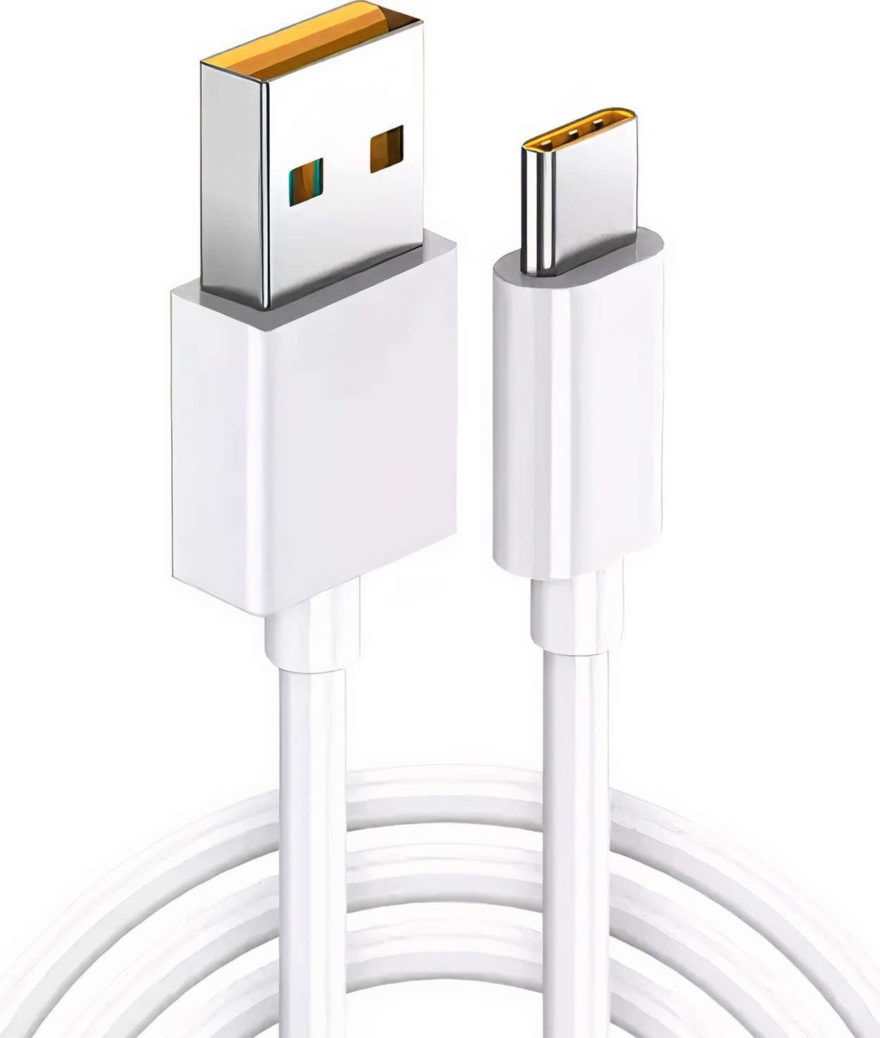 Kabel USB Oppo USB-A - USB-C 1 m Biały
