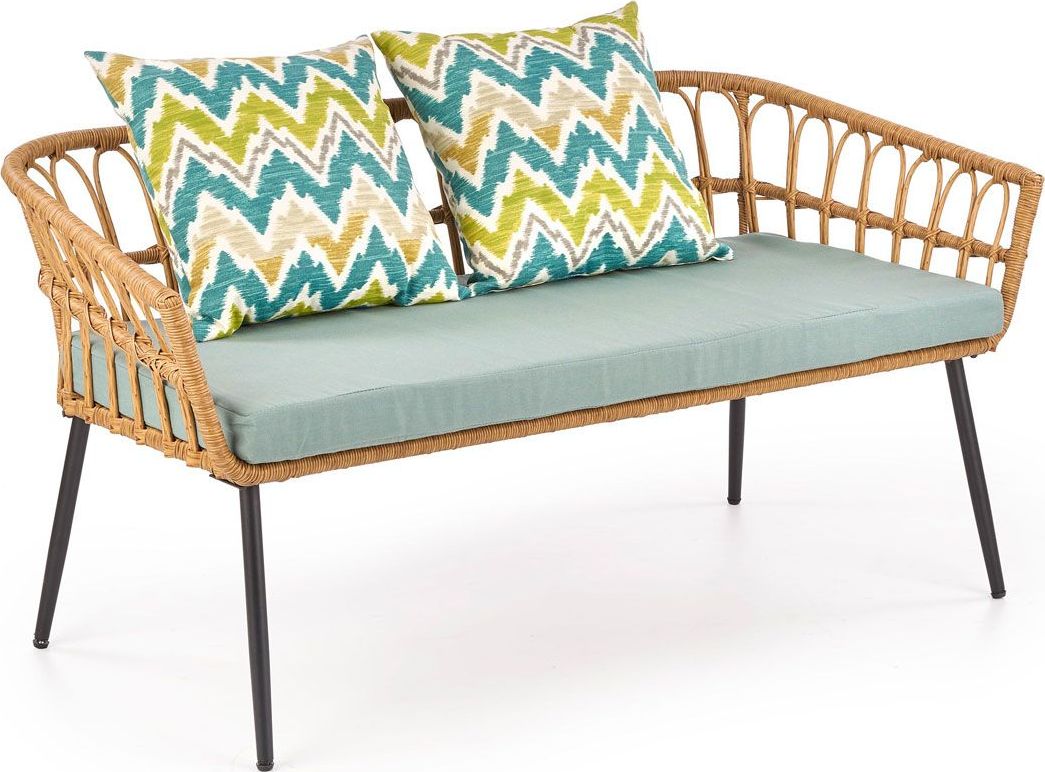 Elior Rattanowa sofa ogrodowa Selena 3X-wielobarwna