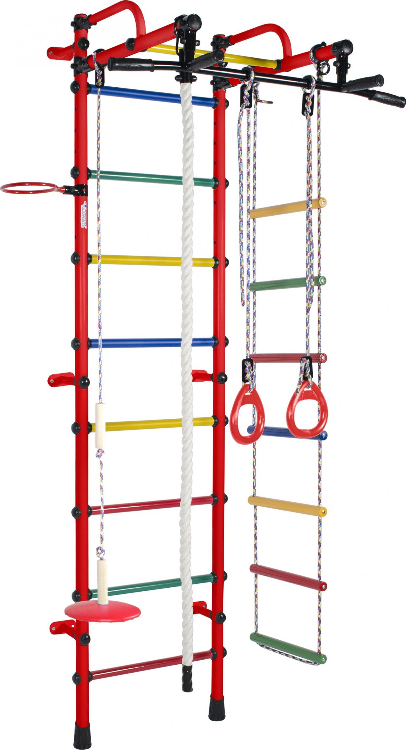 TOTALFIT Drabinka gimnastyczna LIRA czerwona