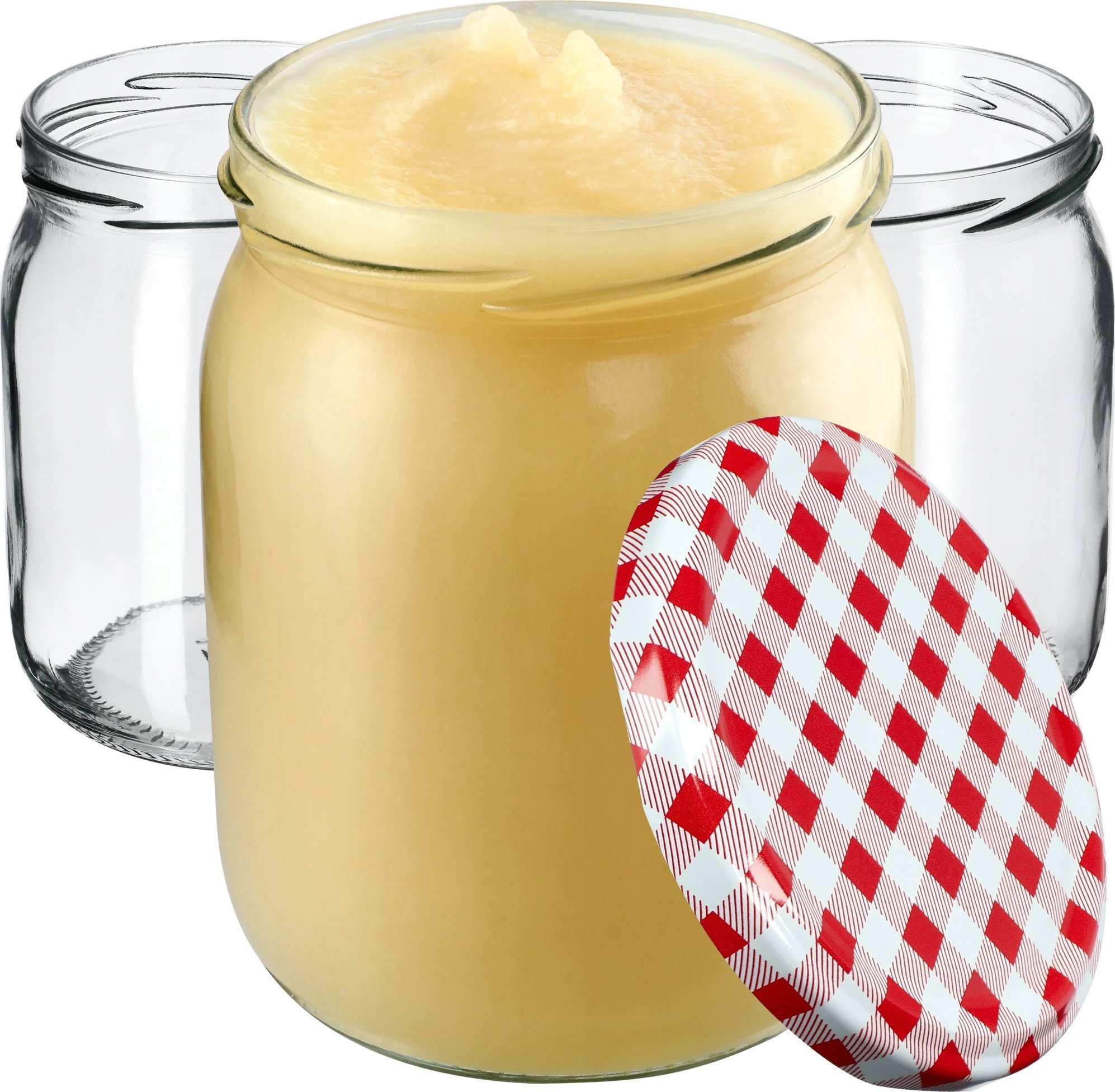 Kadax 8x Słoik Szklany 540ml Słoiki Dżem + Wieczko fi82