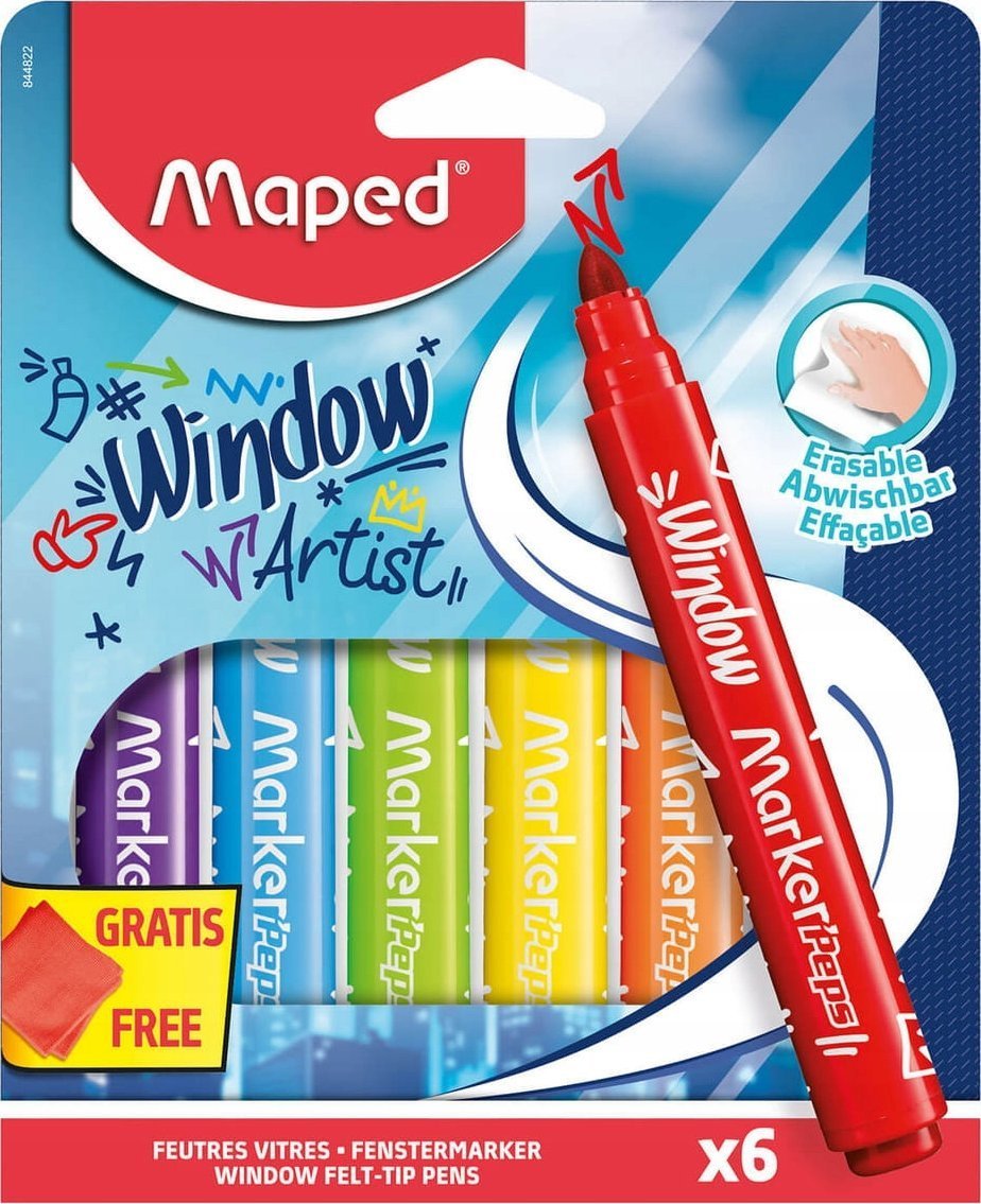 Maped *****Flamastry d/szyb WindowMarker A6 844822 48228