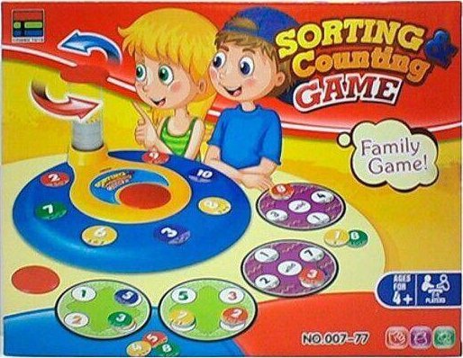 DK Edukacyjna Gra Logiczna, Planszowa, Nauka Liczenia, Matematyka Kolory