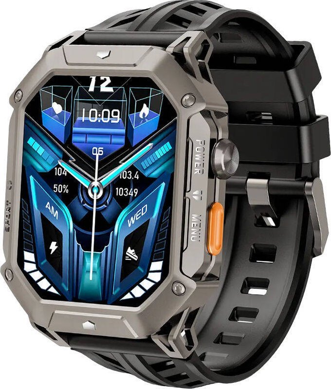 Smartwatch Rubicon SmartWatch Rubicon RNCF24 szary silikon BT Call rozmowy .