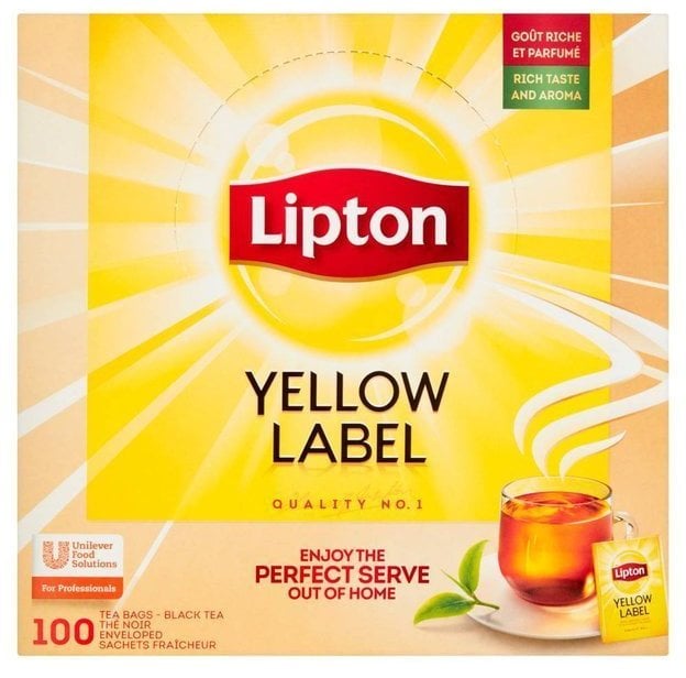 Lipton Herbata czarna Yellow Label 100 torebek (180g)