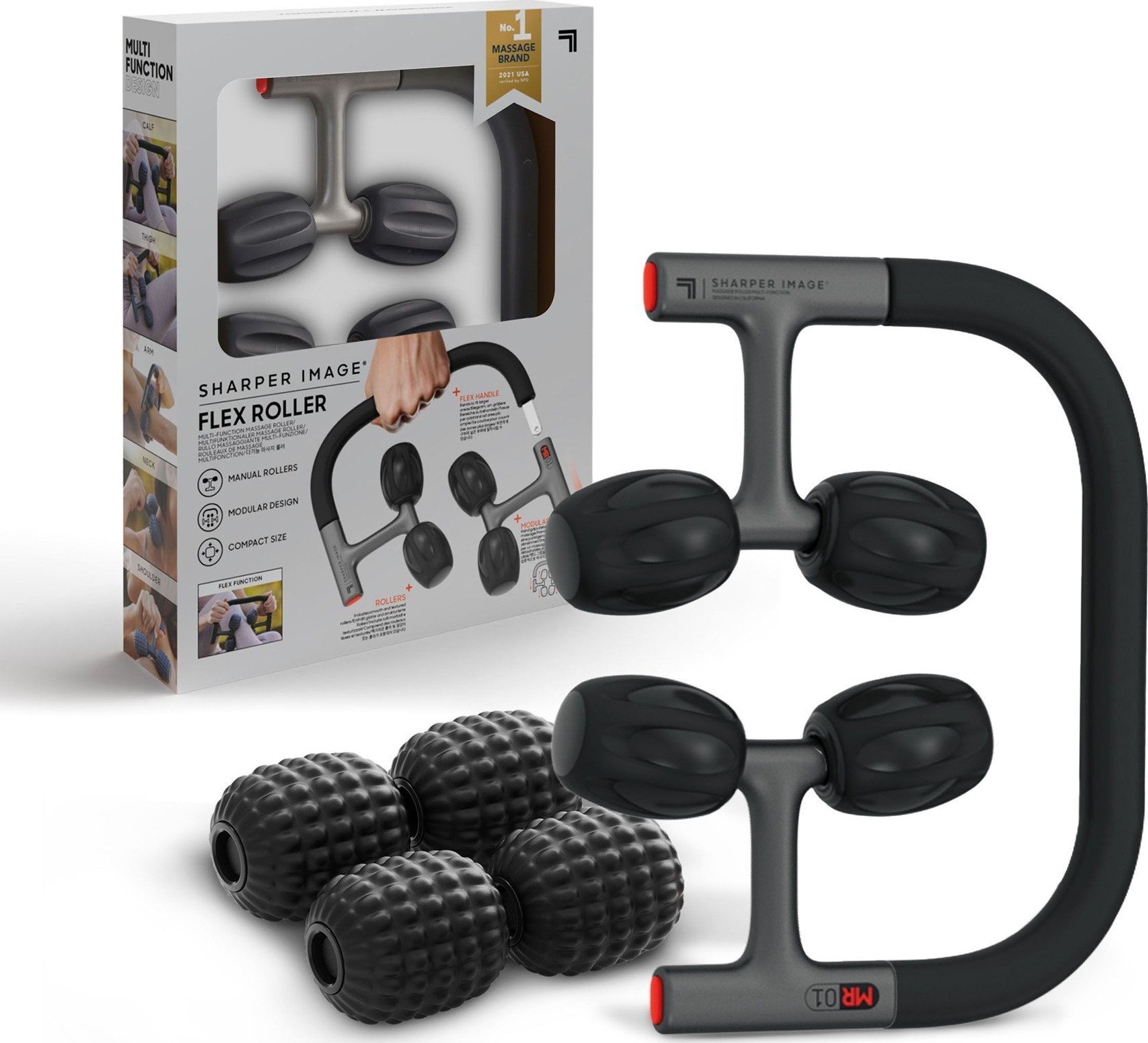 Sharper Image Sharper Image Massager Flex Roller Modular