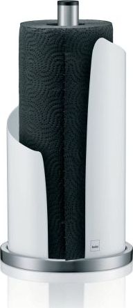 Kela Stojak Stella na papierowy ręcznik biały 33 cm