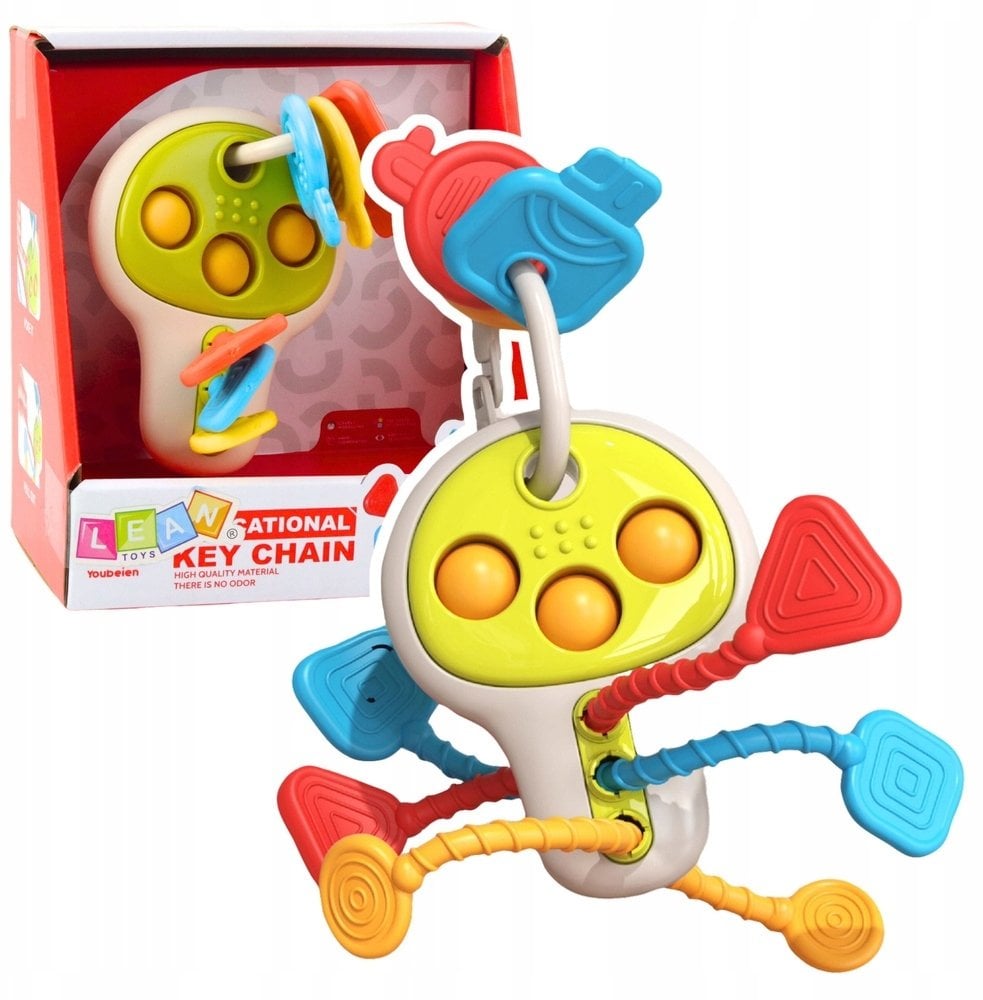 Klucze Edukacyjne Sensoryczyne Kolorowe Ruchome Elementy Dla Malucha