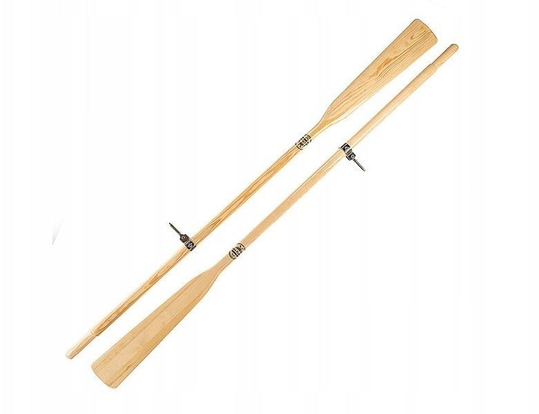 John Paddle Wiosła szalupowe do łodzi + dulki (komplet - 2 sztuki) 195 cm