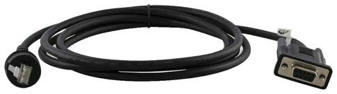 Datalogic Cable CAB-548, RS-232 PWR, 9P, Female, Straight, 2 m / 6.5 ft., IP67