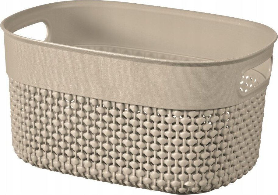 Kadax Curver Pudełko Koszyk 3,5L Pojemnik Beżowy Eko