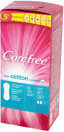 Carefree Cotton Wkładki higieniczne 1 op.-20szt