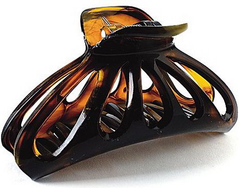 Donegal KLAMRA czarna/bursztyn/j.bursztyn FA-9915