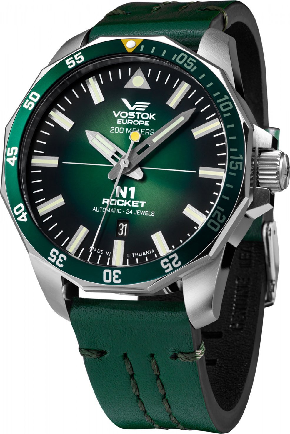 Zegarek Vostok Europe Zegarek męski Vostok Europe NH35A-225A710 zielony